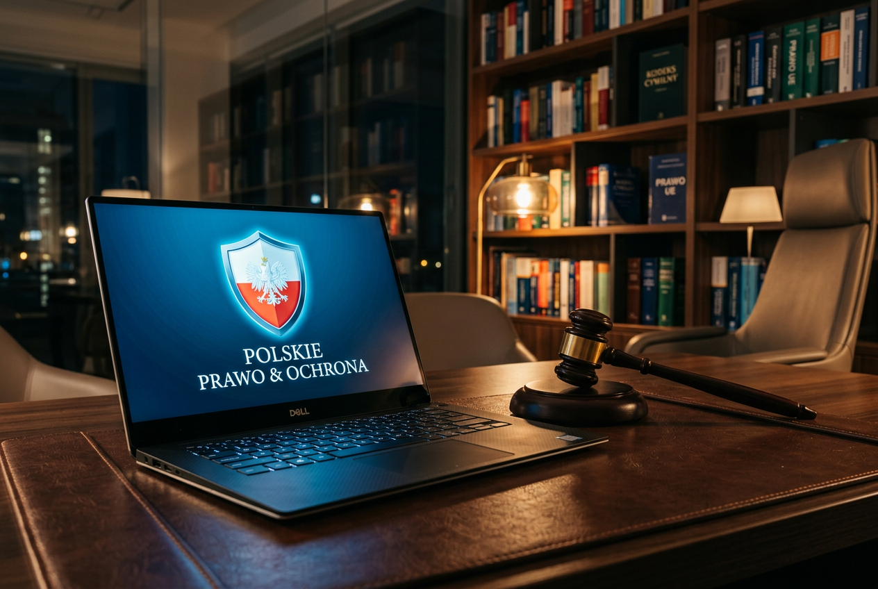 Symbolika prawa i bezpieczeństwa cyfrowego w kontekście polskiego hazardu online.